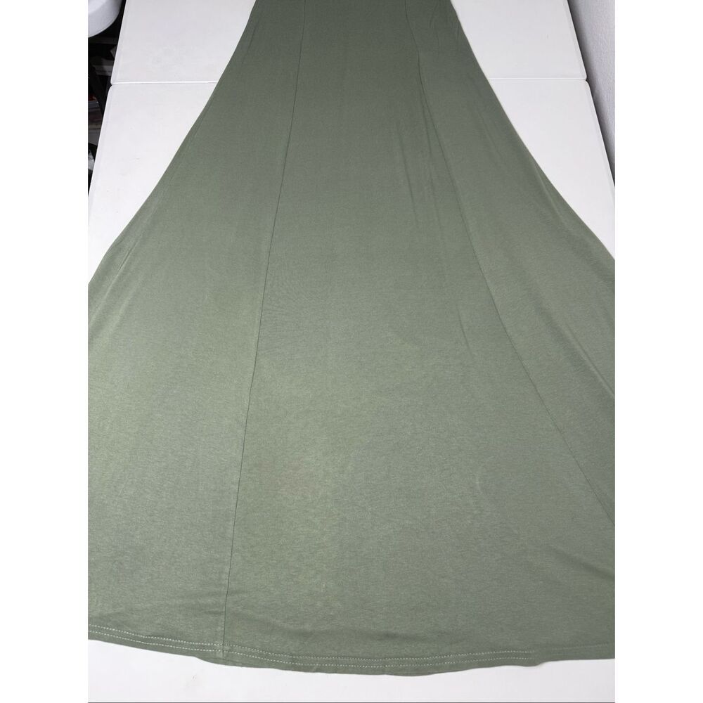 Carnaby Sage Green Maxi Dress Size S Minimalist Boho Flowy European Collection - Picture 11 of 16
